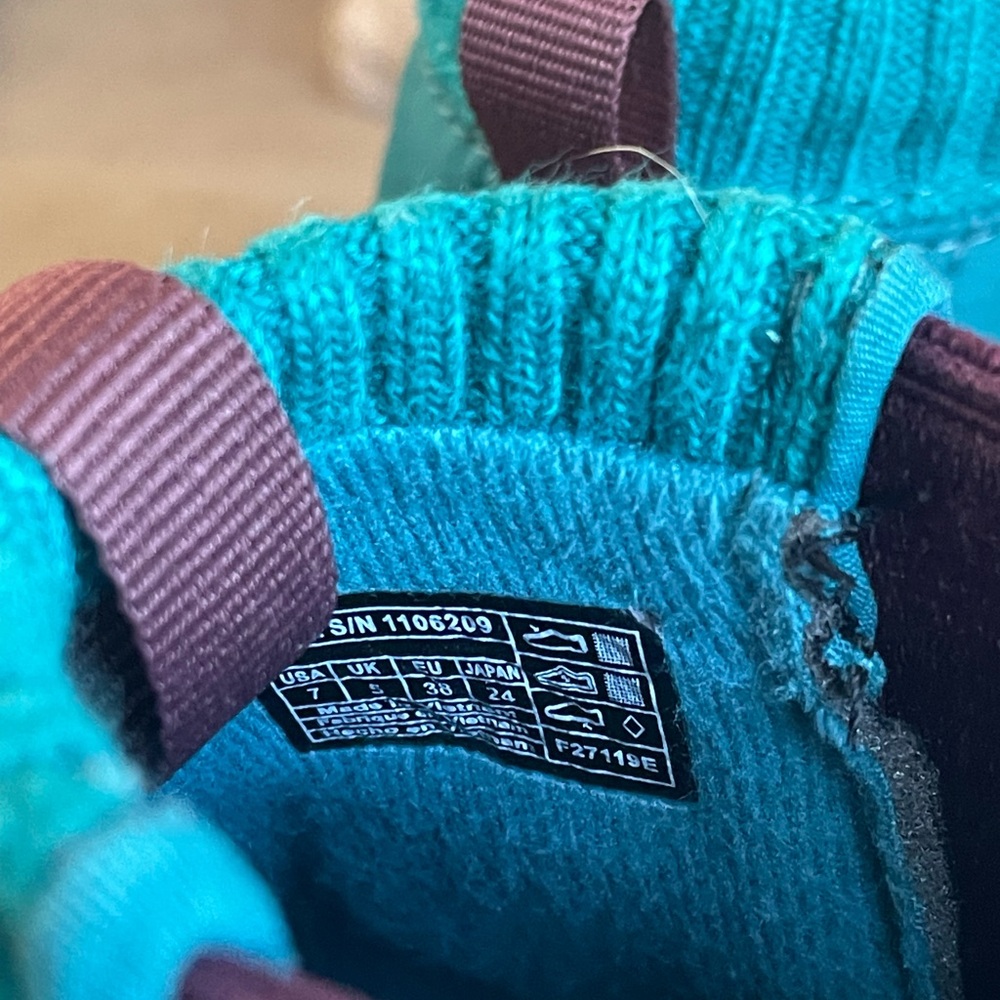 Teva Turquoise Quilted Ankle Boots - Picture 6 of 6